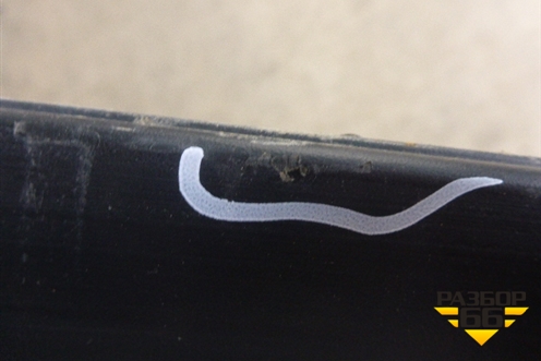 Юбка заднего бампера (до 2014г) (850B21KA1A) для Nissan Juke (F15) с 2011г (Жук)