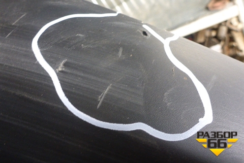 Юбка заднего бампера (до 2014г) (850B21KA1A) для Nissan Juke (F15) с 2011г (Жук)