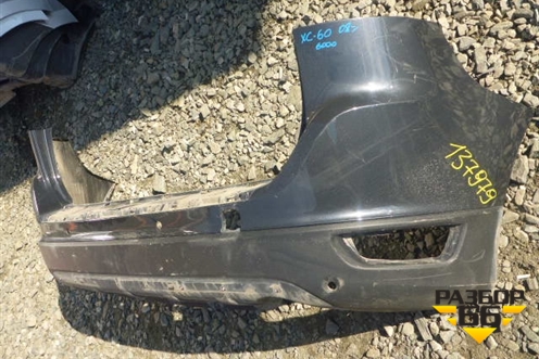 Бампер задний (с юбкой до 2013г под парктроник) для Volvo XC60 с 2008-2017г (ХС60)