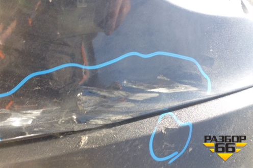 Бампер задний (с юбкой до 2013г под парктроник) для Volvo XC60 с 2008-2017г (ХС60)