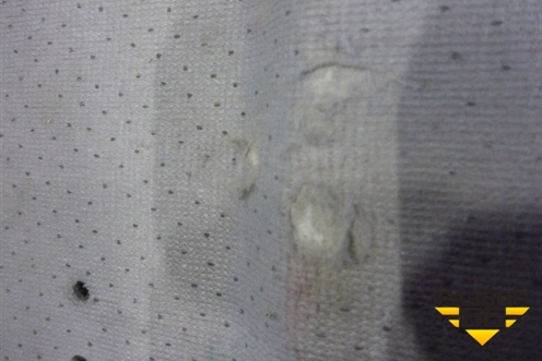 Обшивка в кабину (на заднюю стенку верхняя) для Volvo TRUCK FH с 2008-2013г (ФШ)