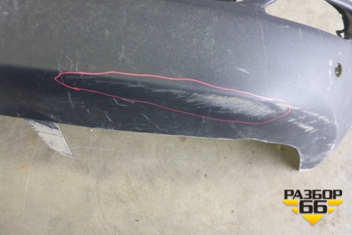 Бампер задний (до 2015г под парктроник) (5215942190) для Toyota Rav-4 с 2012-2019г (Рав 4)