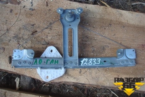 Стеклоподъёмник механический задний правый для Renault Logan с 2004-2015г (Логан)