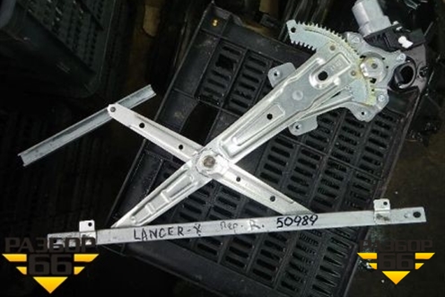 Стеклоподъёмник электрический передний правый для Mitsubishi Lancer-X с 2007г (Лансер)