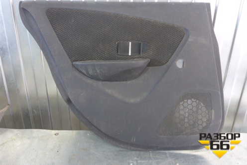 Обшивка двери задней левой под механику (829014AA0A) для Nissan Almera G15 с 2012г (Альмера Г15)