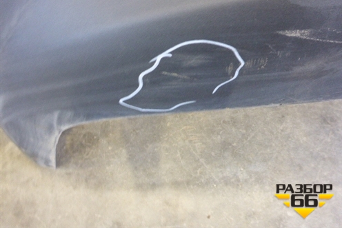 Бампер задний (до 2015г под парктроник) (5215942190) для Toyota Rav-4 с 2012-2019г (Рав 4)