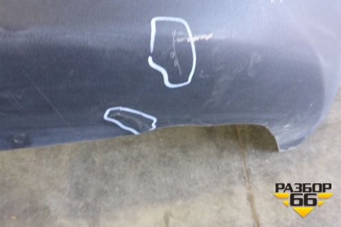 Бампер задний (до 2015г под парктроник) (5215942190) для Toyota Rav-4 с 2012-2019г (Рав 4)