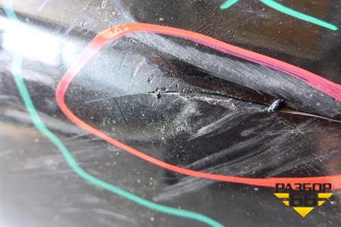 Бампер задний (после 2009г под парктроник) (8200752683) для Renault Logan с 2004-2015г (Логан)