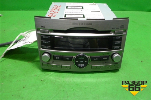 Магнитола (86201AJ410) для Subaru Legacy Outback (B14) с 2009-2014г (Легаси Аутбек)