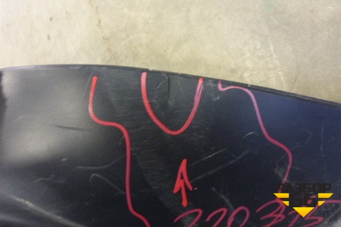 Юбка заднего бампера (до 2014г) (850B21KA0A) для Nissan Juke (F15) с 2011г (Жук)