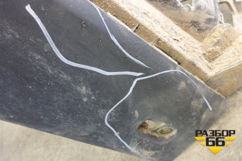 Бампер задний (под парктроник) для Land Rover Range Rover Sport с 2013-2022г (Спорт)