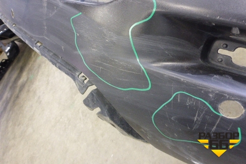 Бампер задний (5215948170) для Toyota Highlander с 2007-2013г (Хайлендер)