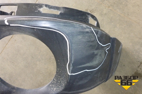 Юбка заднего бампера (51127303141) для BMW X5 F15 с 2013г (Х5 Ф15)