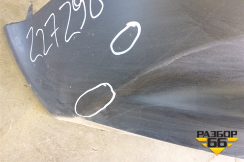 Юбка заднего бампера (до 2014г) (850B21KA1A) для Nissan Juke (F15) с 2011г (Жук)