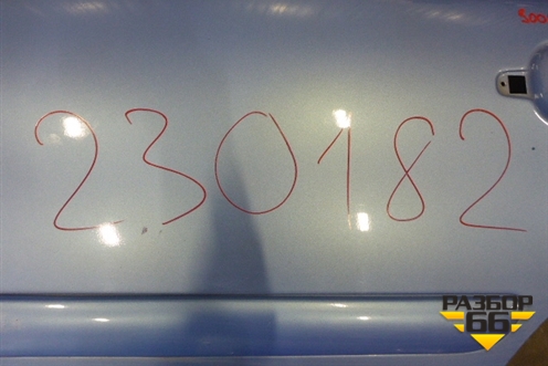 Дверь задняя левая (9006K7) для Citroen C3 с 2002-2009г (С3)