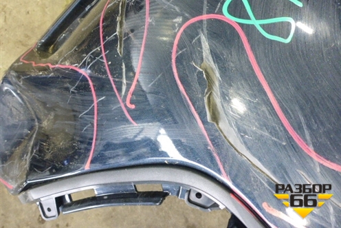 Бампер задний (без юбки) (5215902840) для Toyota Auris с 2012-2018г (Аурис)