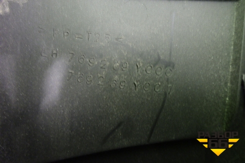 Обшивка стойки центральная верхняя левая (769269Y000) для Nissan Teana (J31) с 2003-2008г (Теана)