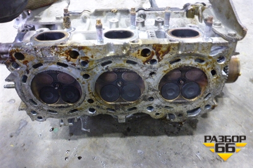 Головка блока цилиндров (правая в сборе 2.4л V6 QR23) для Nissan Teana (J31) с 2003-2008г (Теана)