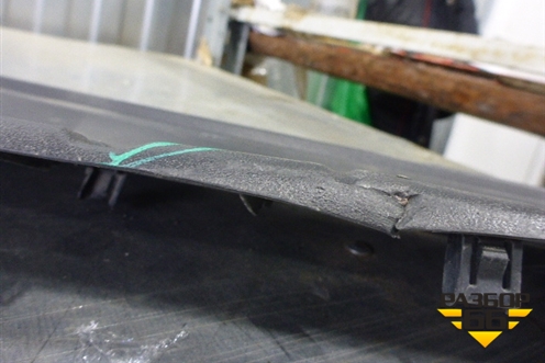 Накладка заднего бампера (до 2012г) (5216260040) для Toyota Land Cruiser (200) с 2008г (Ленд Крузер)