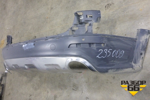 Бампер задний нижняя часть (с юбкой под парктроник) для Audi A4 (В8) Allroad Quattro с 2009-2016г (А4)