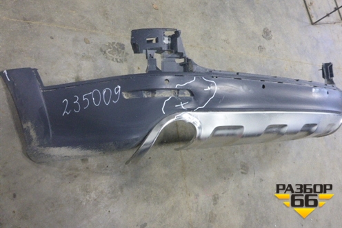 Бампер задний нижняя часть (с юбкой под парктроник) для Audi A4 (В8) Allroad Quattro с 2009-2016г (А4)