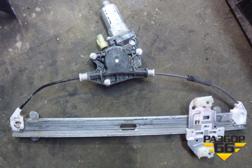 Стеклоподъёмник электрический задний левый для Kia Rio с 2005-2011г (Рио 2)