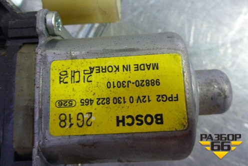 Стеклоподъёмник электрический задний левый (хэтчбэк) для Chevrolet Aveo (Т300) с 2011г (Авео Т300)