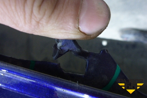 Бампер задний (до 2017г) (850224EA0H) для Nissan Qashqai (J11E) с 2013г (Кашкай)