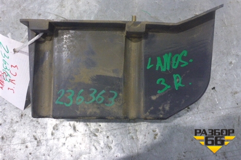 Кронштейн заднего бампера правый (96450630) для Chevrolet Lanos с 2004г (Ланос)