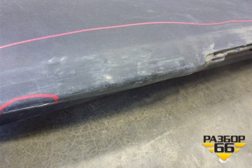 Накладка на порог наружная левая (51777163555) для BMW X5 E70 с 2007-2013г (Х5 Е70)