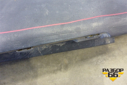 Накладка на порог наружная левая (51777163555) для BMW X5 E70 с 2007-2013г (Х5 Е70)