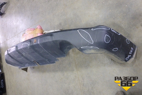 Юбка заднего бампера (после 2009г) для Honda CR-V(RE) с 2006-2012г (ЦРВ СРВ)