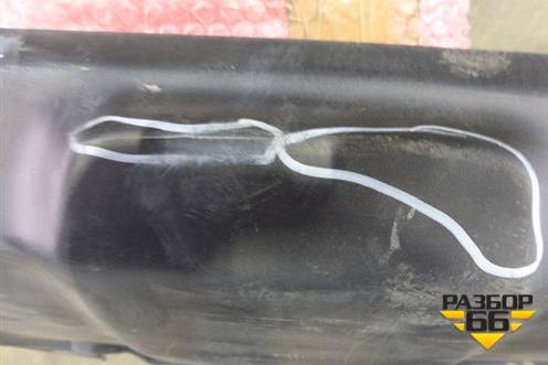 Юбка заднего бампера (после 2009г) для Honda CR-V(RE) с 2006-2012г (ЦРВ СРВ)