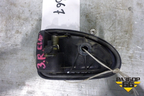 Ручка внутренняя двери задней правой для Renault Clio с 1998-2002г (Клио)