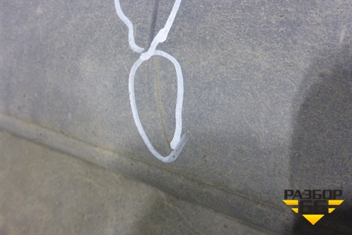 Накладка переднего бампера/ (центральная) (20529740) для Volvo TRUCK FH с 2002-2008г (ФШ)