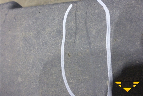 Накладка переднего бампера/ (центральная) (20529740) для Volvo TRUCK FH с 2002-2008г (ФШ)