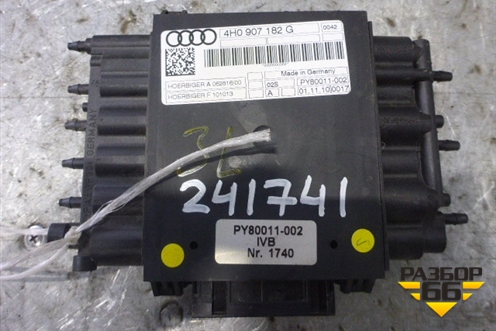Блок электронный (управления сидением левый) (4H0907182G) для Audi A8 с 2009-2017г (А8)