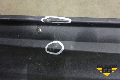 Накладка заднего бампера (до 2012г) (5216260040) для Toyota Land Cruiser (200) с 2008г (Ленд Крузер)