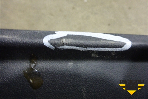 Накладка заднего бампера (до 2012г) (5216260040) для Toyota Land Cruiser (200) с 2008г (Ленд Крузер)