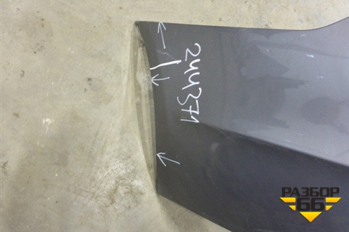 Бампер задний (до 2013г седан под парктроник) (51127331593) для BMW 5-серия F10/F11 с 2009-2016г