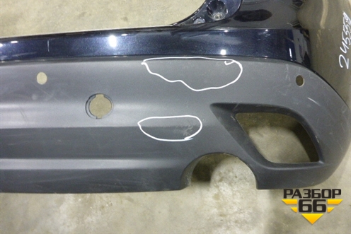 Бампер задний (под парктроник) (KD4750221) для Mazda CX 5 с 2012-2016г (СХ5)