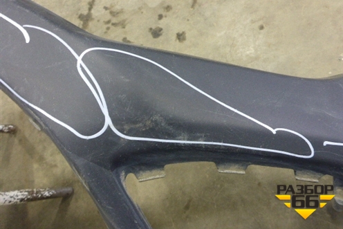 Юбка переднего бампера (после 2009г) (71102SWAZY00) для Honda CR-V(RE) с 2006-2012г (ЦРВ СРВ)