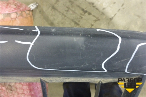 Юбка переднего бампера (после 2009г) (71102SWAZY00) для Honda CR-V(RE) с 2006-2012г (ЦРВ СРВ)