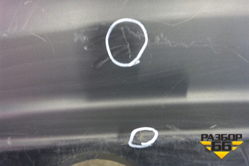 Юбка заднего бампера (до 2014г) (850B21KA1A) для Nissan Juke (F15) с 2011г (Жук)