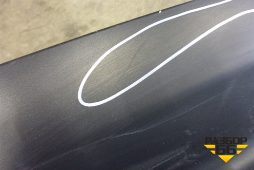 Юбка заднего бампера (до 2014г) (850B21KA1A) для Nissan Juke (F15) с 2011г (Жук)