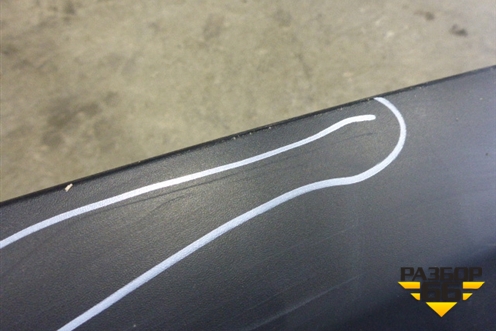 Юбка заднего бампера (до 2014г) (850B21KA1A) для Nissan Juke (F15) с 2011г (Жук)