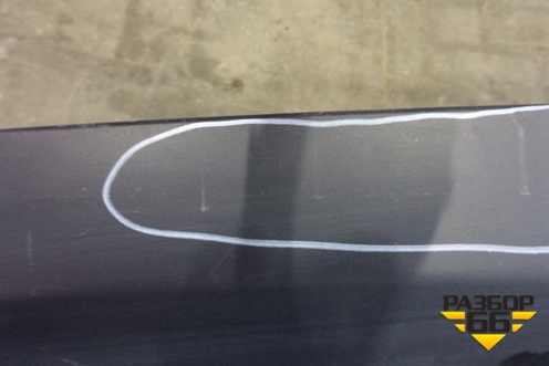 Юбка заднего бампера (до 2014г) (850B21KA1A) для Nissan Juke (F15) с 2011г (Жук)