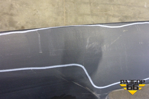 Юбка заднего бампера (до 2014г) (850B21KA1A) для Nissan Juke (F15) с 2011г (Жук)