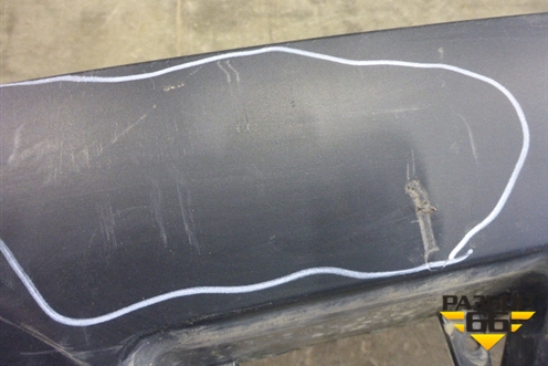 Юбка заднего бампера (до 2014г) (850B21KA1A) для Nissan Juke (F15) с 2011г (Жук)