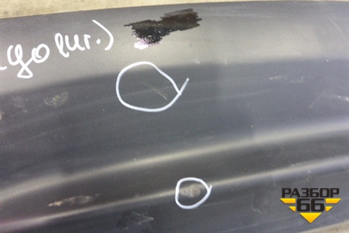 Юбка заднего бампера (до 2014г) (850B21KA1A) для Nissan Juke (F15) с 2011г (Жук)